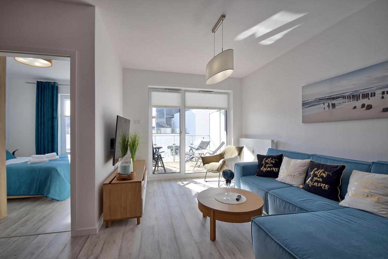 Apartament Nadmorskie Tarasy Spa Deluxe Kołobrzeg Kültér fotó