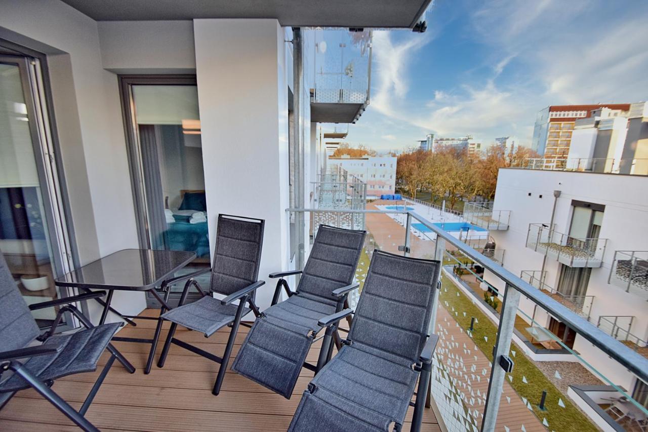 Apartament Nadmorskie Tarasy Spa Deluxe Kołobrzeg Kültér fotó
